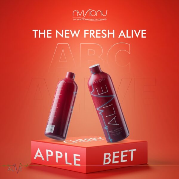 Simple Wealth Opportunity - NvisionU Alive Product - Apple Beet - Your daily superblend for your gut, brain, muscles, skin, hair, and heart. Your whole health!